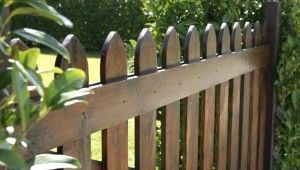How to preserve a wooden fence?